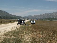 SASW profiling at Garner Ranch