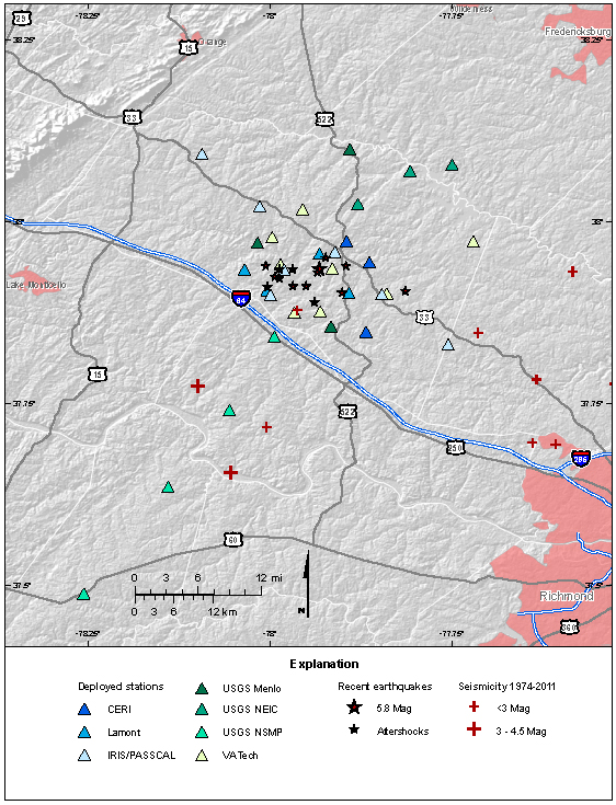 VA seismic station deployment