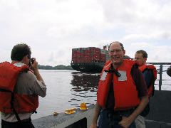 Buddy on Lake Gatun