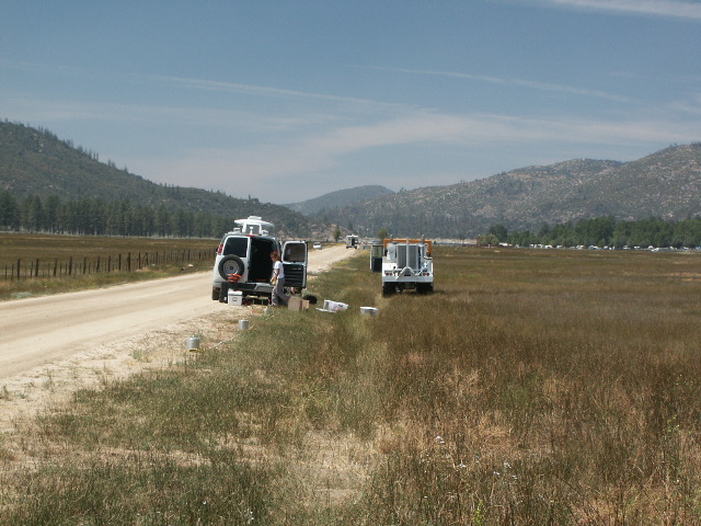SASW profiling at Garner Ranch