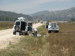 SASW profiling at Garner Ranch