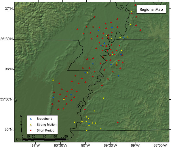 interactive map of new madrid seismic stations