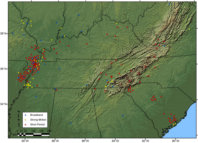 Southeastern Seismic Stations
