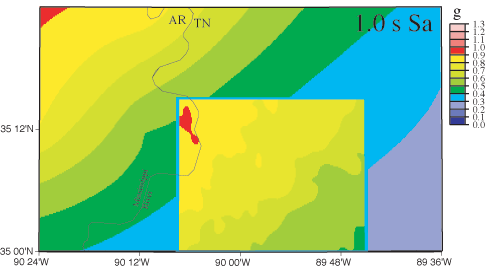Probabilistic ground motion map